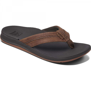 Reef Men's Leather Ortho-Coast Sandal - 8 - Brown