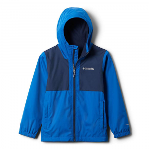 Columbia Boys' Rainy Trails Fleece Lined Jacket - XL - Bright Indigo / Coll Navy Slub