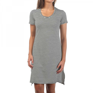 Moosejaw Women's Lakeside Tee Dress - Small - Charcoal Stripe