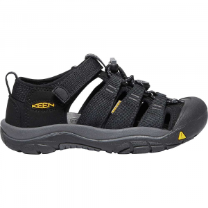 KEEN Kids' Newport H2 Water Sandals with Toe Protection and Quick Dry - 3 - Black / Keen Yellow