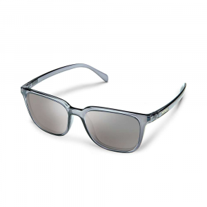 Suncloud Boundary Polarized Sunglasses - One Size - Transparent Gray / Polarized Silver Mirror