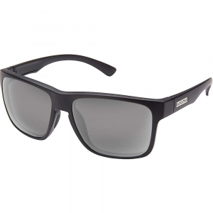Suncloud Rambler Polarized Sunglasses - One Size - Matte Black / Blue Mirror Polarized