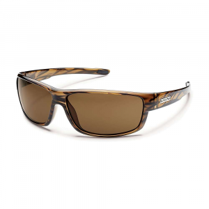Suncloud Voucher Polarized Sunglasses - One Size - Brown Stripe / Brown Polarized