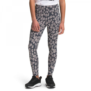 The North Face Girls' Printed On Mountain Tight - XS - Vanadis Grey Leopard Print