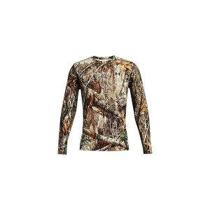 Under Armour Men's Iso-Chill Brush Line LS Top - Small - Realtree Edge / Black