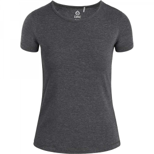 Tasc Women's MicroAir Fitted SS Tee - Large - Black Heather