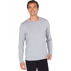 Boody Men's LS T-Shirt - XL - Light Grey Marl