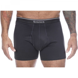 Simms Men's Cooling Boxer Brief - Small - Carbon