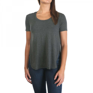 Moosejaw Women's Lakeside Crossover Tee - Small - Heather Charcoal