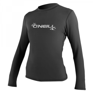 O'Neill Women's Basic Skins LS Rash Tee - Large - Seaglass