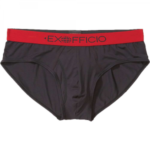 ExOfficio Men's Give-N-Go Sport 2.0 Brief - XXL - Black/Scarlet Sage