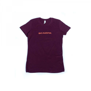 Scarpa Women's Logo T-Shirt - Medium - Maroon
