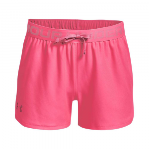 Under Armour Girl's Play Up Solid Shorts - XL - Cerise / Pink Lemonade
