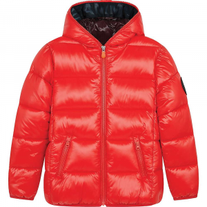 Save The Duck Girls' Kate Hooded Jacket - 10 - Sweet Red
