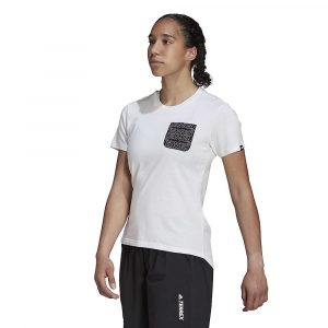 Adidas Women's Terrex Pocket Tee - Small - White / Black