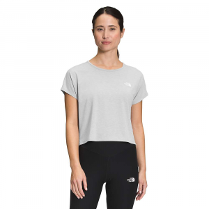 The North Face Women's Wander Crossback SS Top - Small - TNF Light Grey Heather