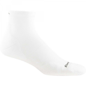 Darn Tough Men's Run 1/4 Ultra-Lightweight Cushion Sock - XL - White