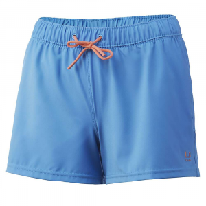 Huk Women's Pursuit Volley 3 Inch Short - Small - Azure Blue