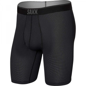 SAXX Men's Quest Quick Dry Mesh Long Leg Fly - Medium - Black II