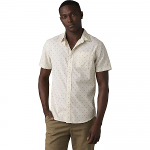 Prana Men’s Tinline Shirt – XL-Standard – Chalk Wind