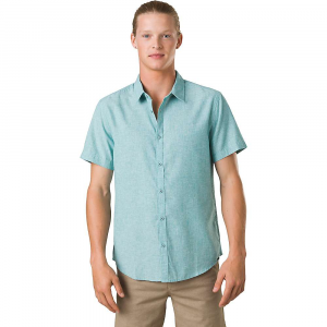 Prana Men's Lindores Shirt - Slim - Large - Aqua