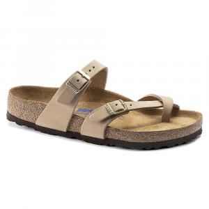 Birkenstock Women's Mayari Soft Footbed Sandal - 40 - Sandcastle