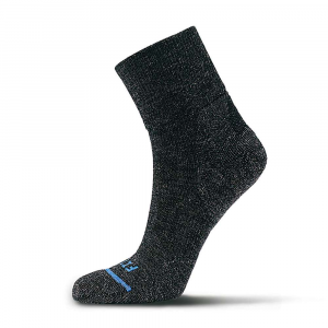 Fits Light Performance Trail Quarter Sock - Large - Charcoal