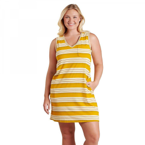 Toad & Co Women's Grom Tank Dress - Large - Butter 70'S Stripe