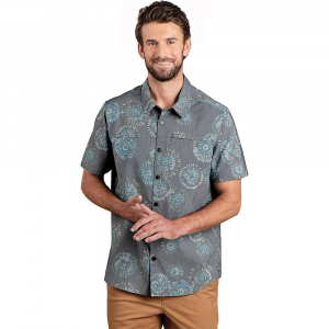 Toad & Co Men's Boundless SS Shirt - Small - True Navy Tie Dye Print