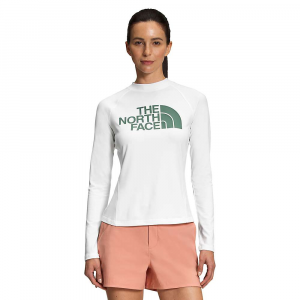 The North Face Women's Class V Water Top - Large - TNF White/Laurel Wreath Green