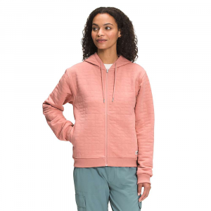 The North Face Women's Longs Peak Quilted Full Zip Hoodie - Large - Rose Dawn White Heather