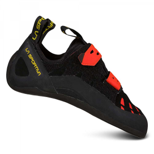 La Sportiva Men's Tarantula Climbing Shoe - 46 - Black / Poppy