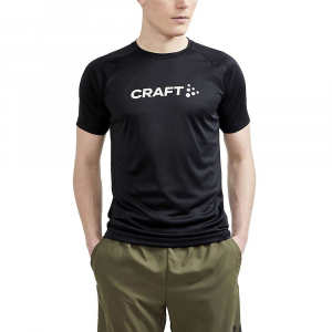 Craft Sportswear Men's Core Unify Logo Tee - Small - Black