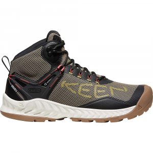 KEEN Men's NXIS Evo Mid Waterproof Shoe - 9.5 - Magnet / Bright Cobalt