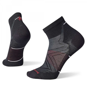 Smartwool Men's Run Zero Cushion Ankle Sock - Large - Black