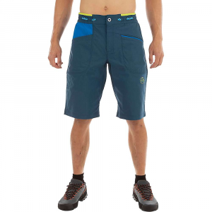 La Sportiva Men’s Belay 12 Inch Short – XL – Storm Blue / Electric Blue