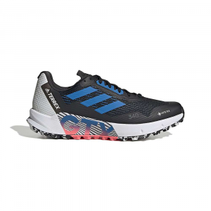 Adidas Men's Terrex Agravic Flow 2 GTX Shoe - 9 - Core Black / Blue Rush / Turbo