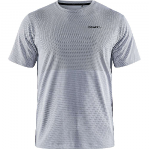 Craft Sportswear Men's Core Sence Structured Tee - Small - Ash / Monument