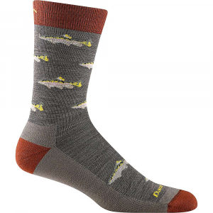 Darn Tough Men's Spey Fly Crew Lightweight with Cushion Sock - XL - Taupe