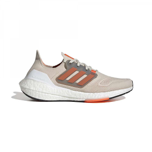 Adidas Men's Ultraboost 22 Shoe - 11 - Alumina / Impact Orange / Core Black