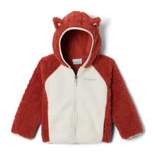Columbia Infant Foxy BabySherpa Full Zip Hoodie - 18 to 24 Months - Warp Red / Chalk