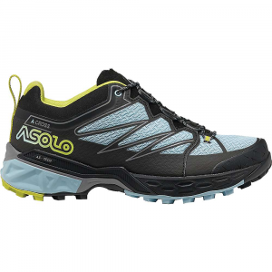 Asolo Women's Softrock Shoe - 9.5 - Black / Celadon / Safety Yellow
