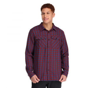 Outdoor Research Men's Feedback Lightweight Flannel Shirt - Small - Kalamata Plaid