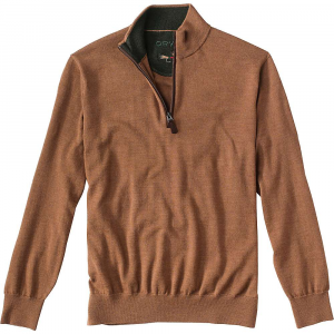 Orvis Men's Merino Wool Quarter-Zip 2.0 Sweater - Medium - Charcoal
