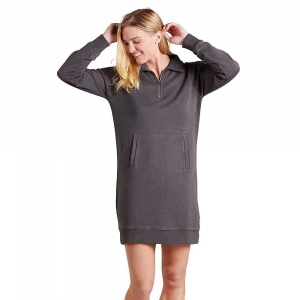 Toad & Co Women's Epiq 1/4 Zip LS Dress - Medium - Soot