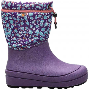 Bogs Kids' Snow Shell Boot - Animal - 7 - Violet Multi