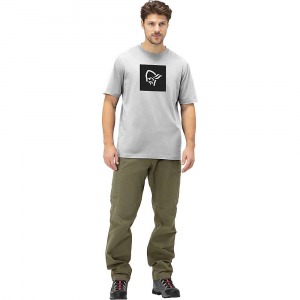 Norrona Men's /29 Cotton Square Viking T-Shirt - XL - Drizzle Melange