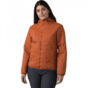 Prana Women’s Alpine Air Hooded Jacket – Large – Red Clay