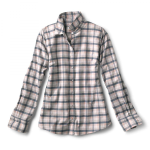 Orvis Women's Flat Creek Tech Flannel Shirt - Large - Vapor