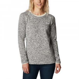 Columbia Women's Sweater Weather Crew - Medium - Dark Coral Apres Stripe Print